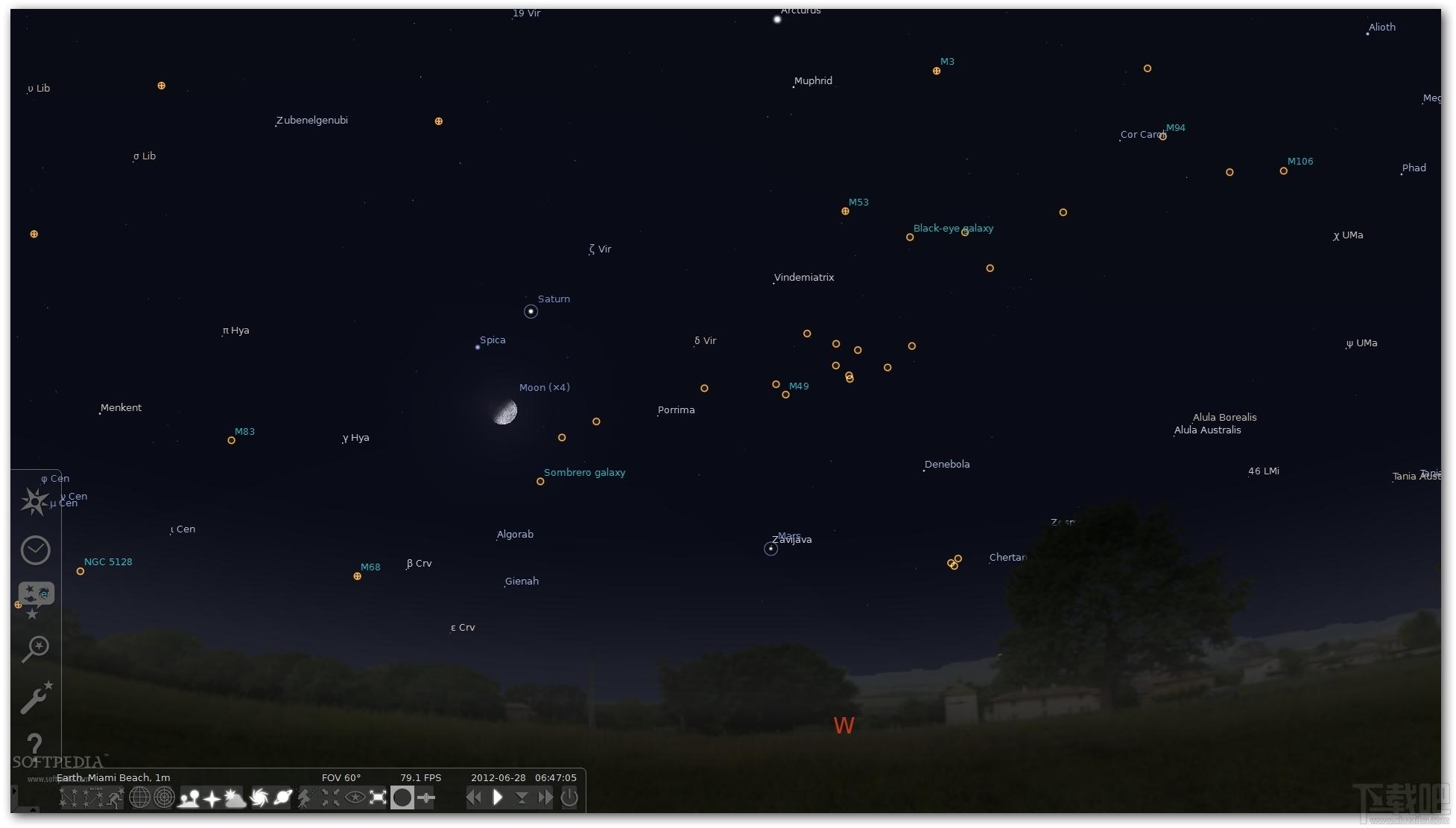 Stellarium,Stellarium免费版,stellarium虚拟天文馆,虚拟天文馆